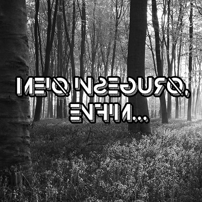 Capa do single Meio Inseguro, Enfim...
